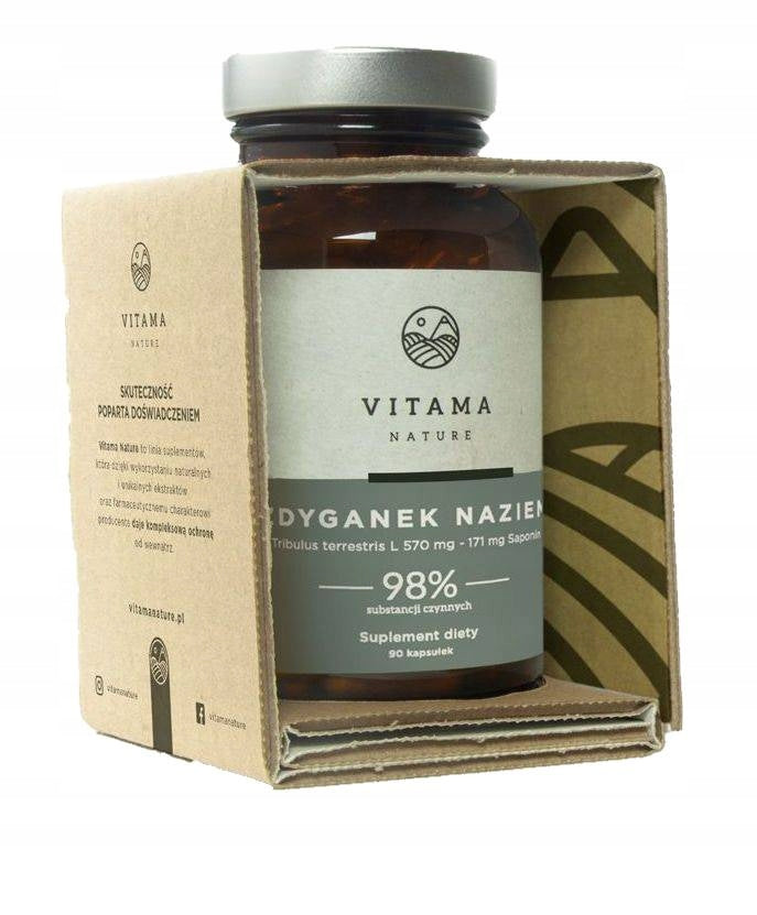 VITAMA MACE GROUND SEX LIBIDO TRIBULUS TESTOSTERONE 90 kaps Packaging status original