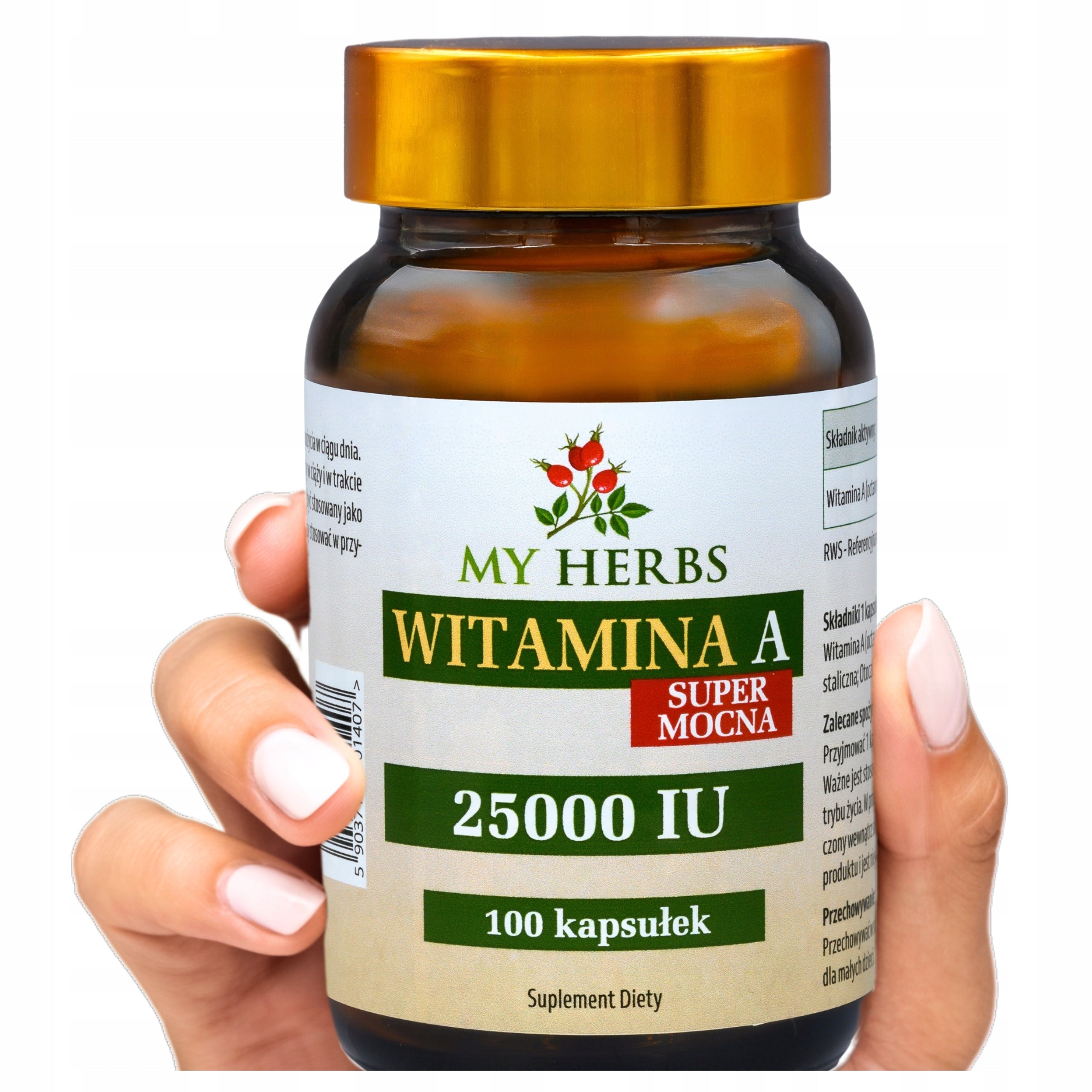 VITAMIN A 25 000IU SUPER STRONG 100 CAPSULES VISION BEAUTIFUL SKIN AND HAIR