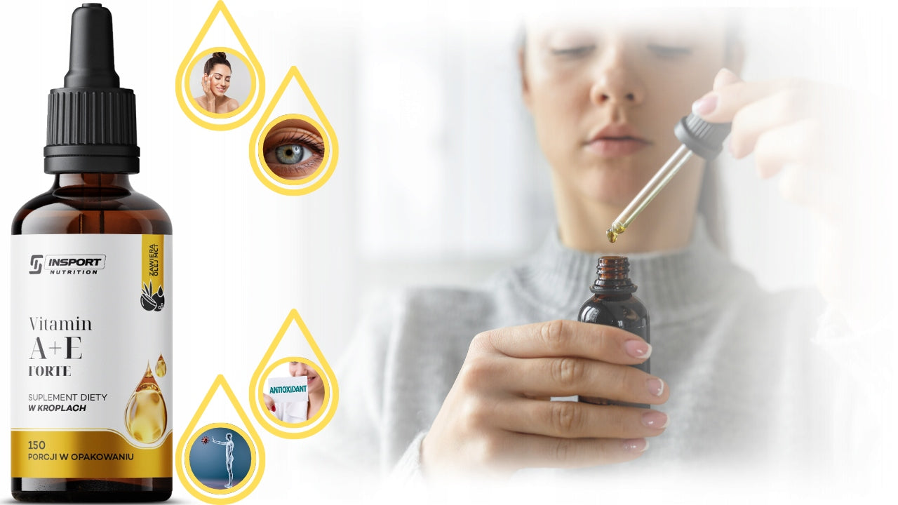 VITAMIN A+E FORTE DROPS 30ml EYES SKIN VISION IMMUNITY | INSPORT Name other