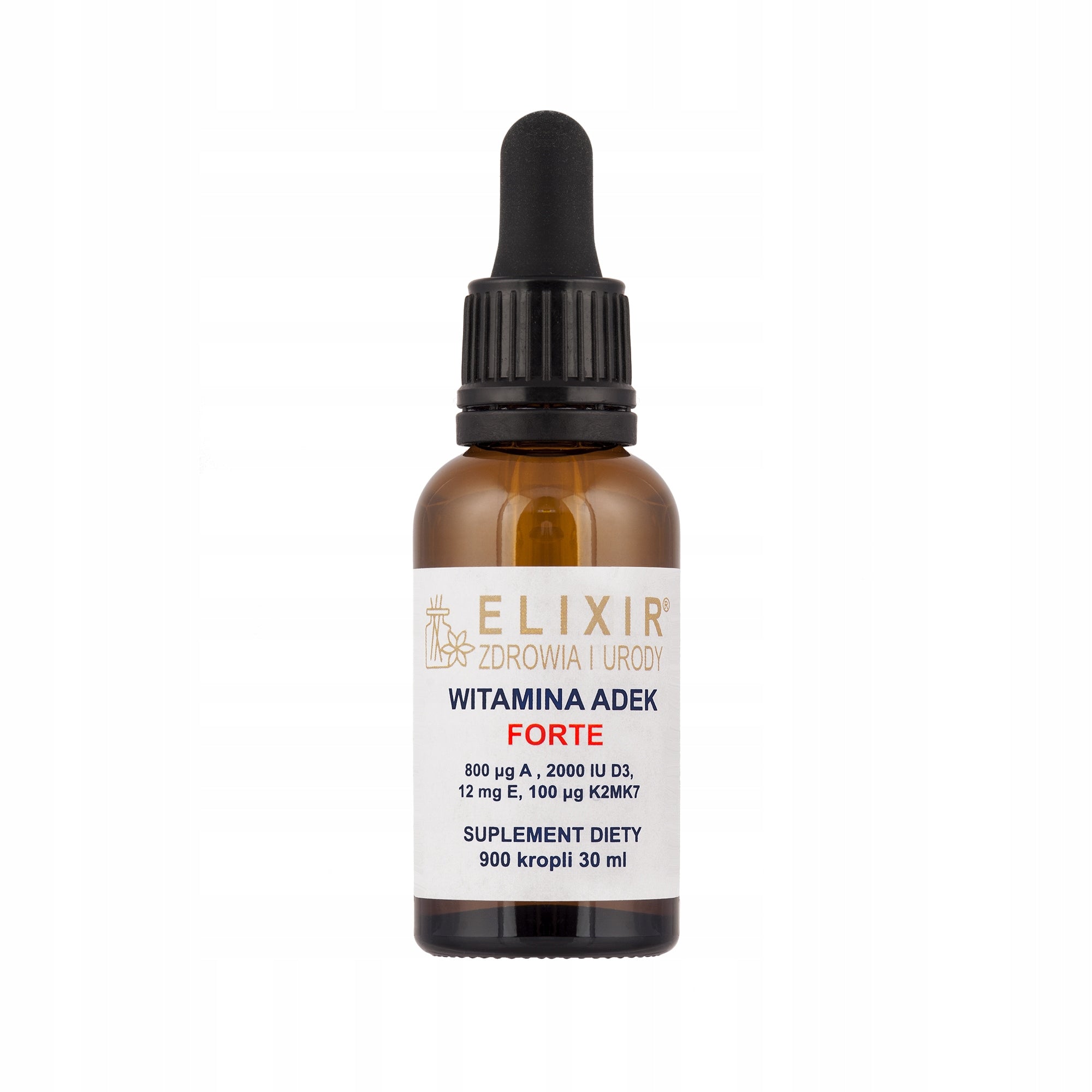 VITAMIN ADEK FORTE A D3 E K2 MK-7 30ml 900 DROPS Manufacturer code 0683489563695