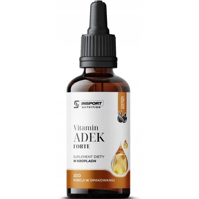 VITAMIN ADEK FORTE DROPS 30ml VITAMIN A D3 E K2 MK7 IMMUNITY | INSPORT Manufacturer code KOMPLEKS WITAMIN MULTIWITAMINA MULTIVITAMIN