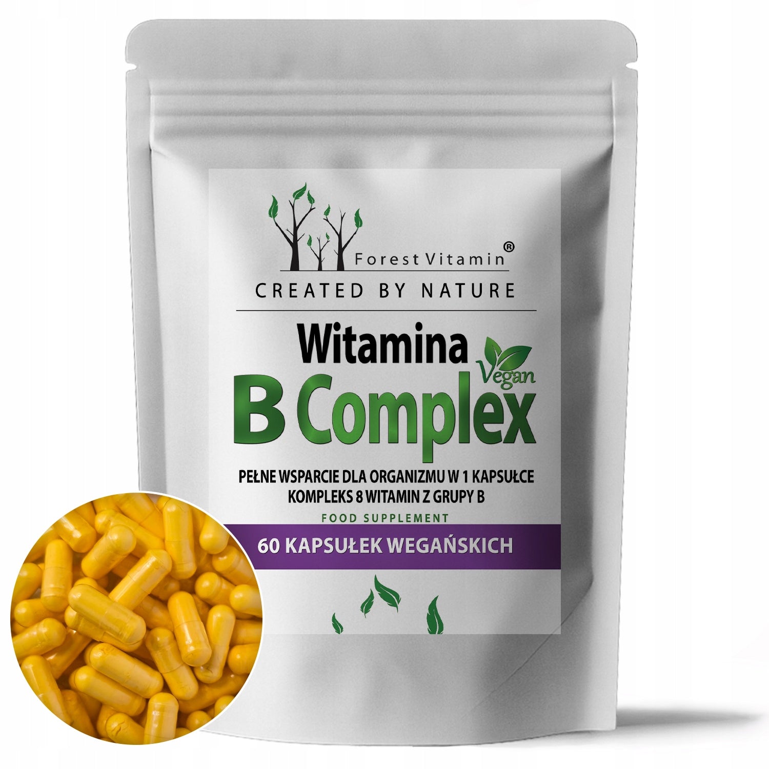 VITAMIN B COMPLEX 60caps B1 B2 B3 B5 B6 B12 METHYL ENERGY METHYLCOBALAMIN