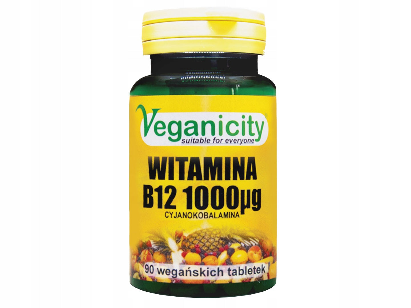 VITAMIN B12 1000 Veganicity Cyanocobalamin Vege