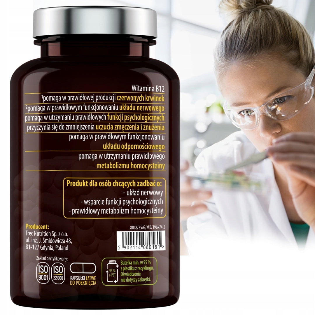 VITAMIN B12 Methylated Nervous System Blood Fatigue Mind Methylcobalamin Name Witamina B12 Metylowana