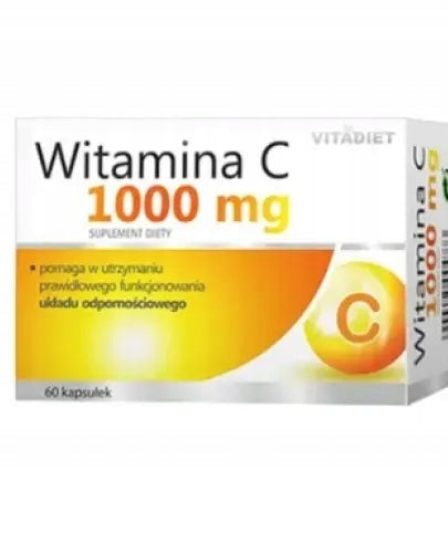 VITAMIN C 1000 MG 60 CAPSULES FOR COLD RESISTANCE VITADIET