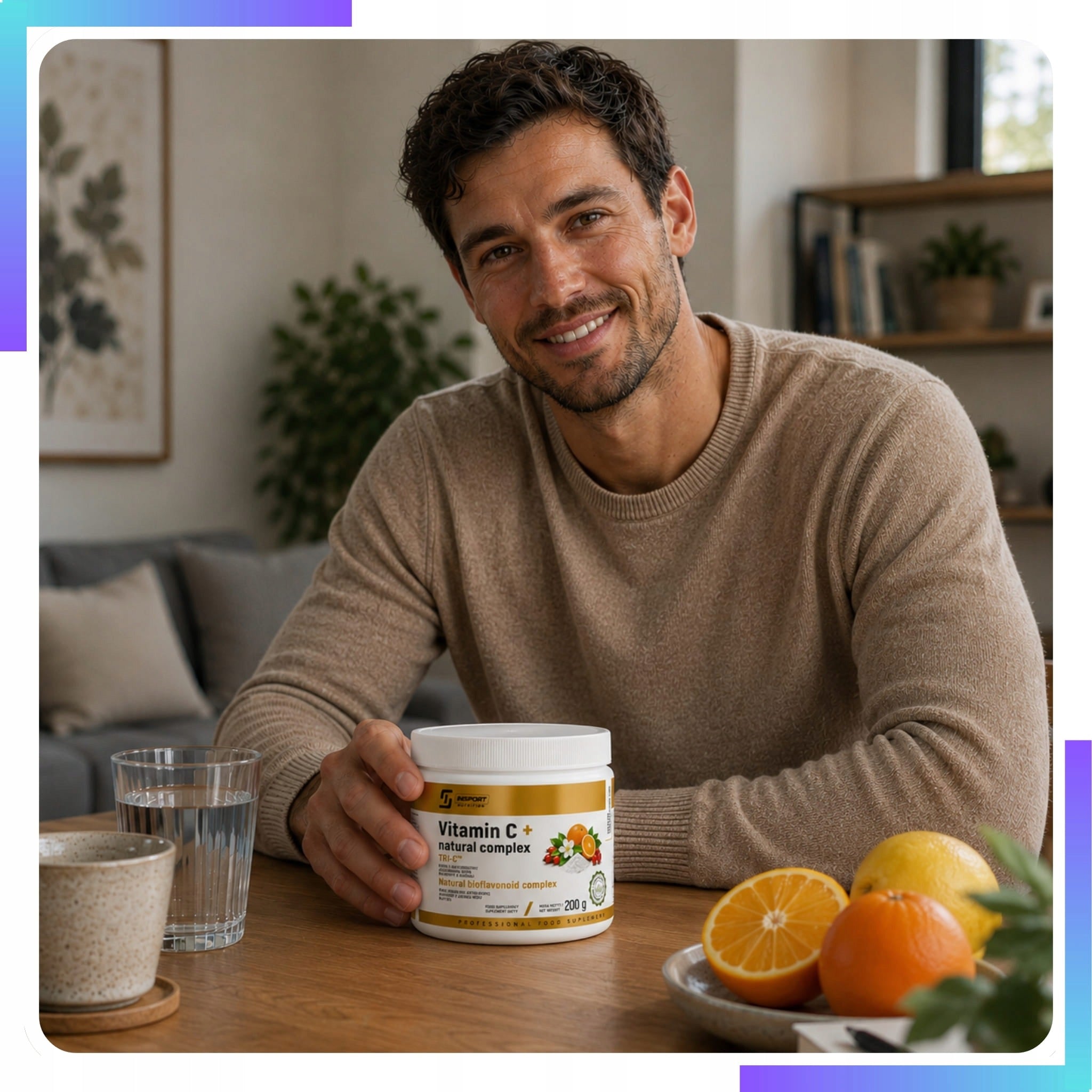 VITAMIN C 1000 Natural Complex | ROUTINE ACEROLA BIOFLAVONOIDS | INSPORT Packaging status original