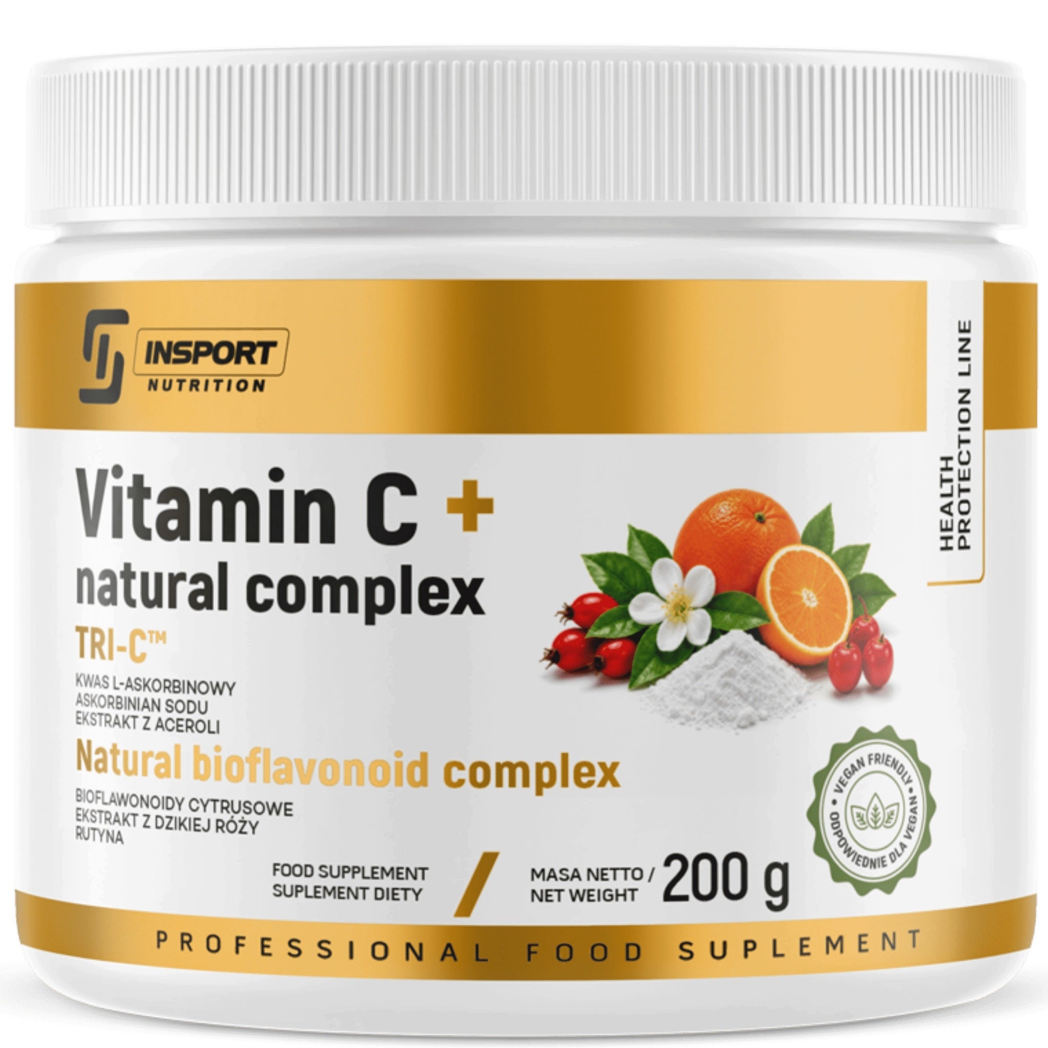 VITAMIN C 1000 Natural Complex | ROUTINE ACEROLA BIOFLAVONOIDS | INSPORT