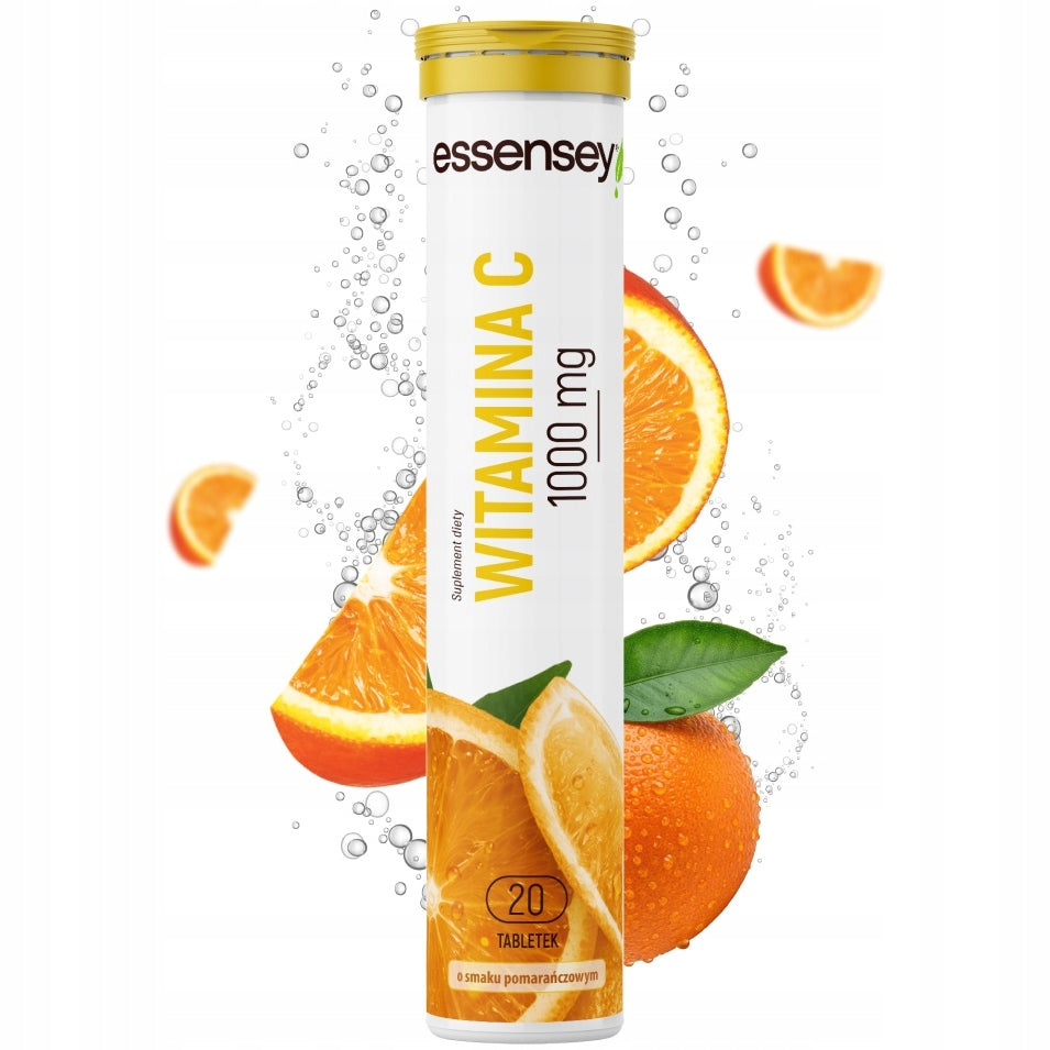 VITAMIN C 1000 mg 20 pcs Effervescent Drinking Tablets L-Ascorbic Acid