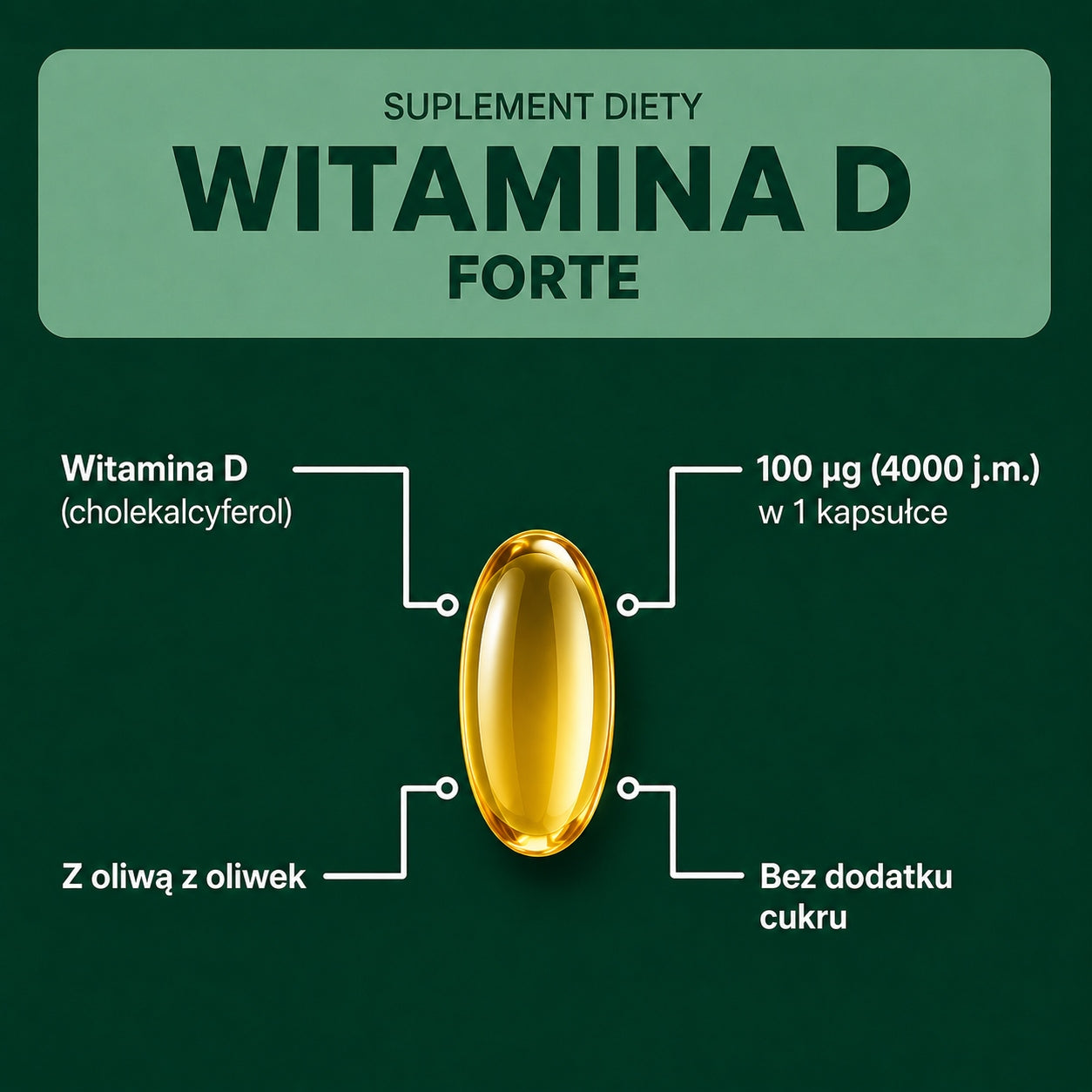 VITAMIN D3 4000 IU IMMUNITY HEALTHY TEETH BONE MUSCLES 120 CAPSULES Expiration date at least 1 year from the date of purchase