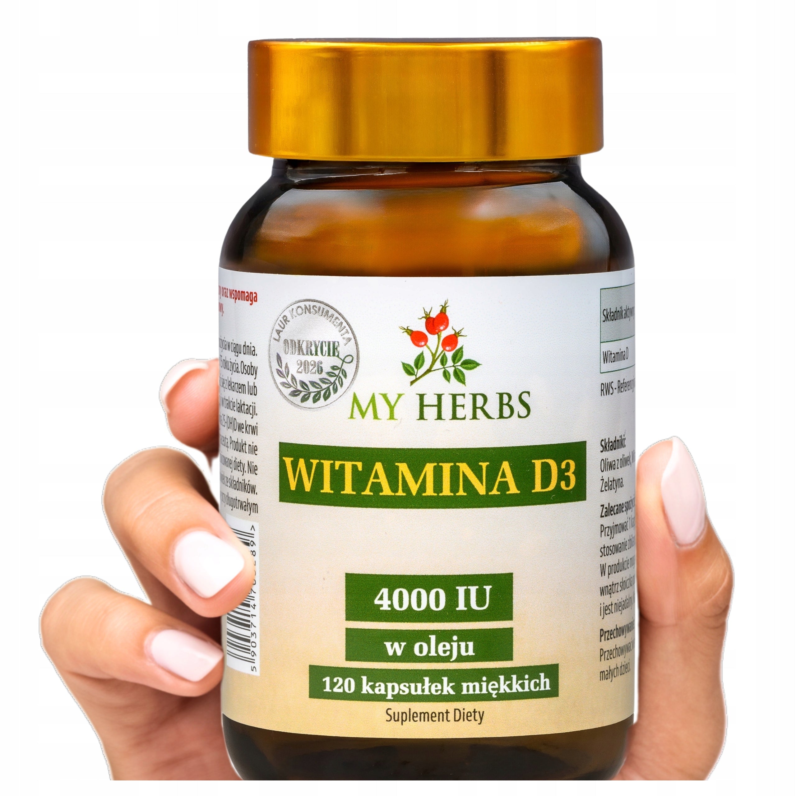 VITAMIN D3 4000 IU IN OIL 120 SOFT CAPSULES