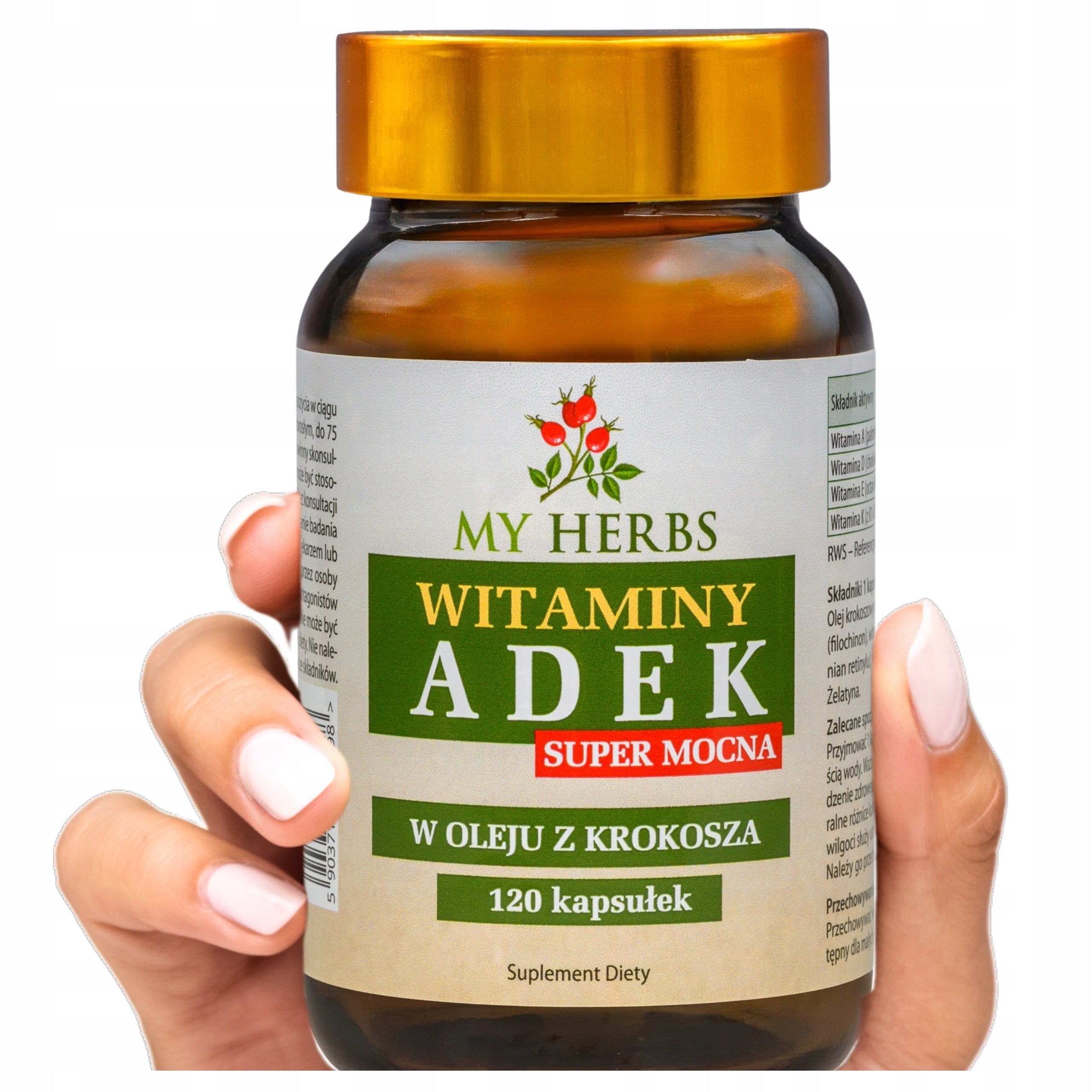 VITAMINS ADEK SUPER STRONG IN SAFFLOWER OIL 120 KAPS.