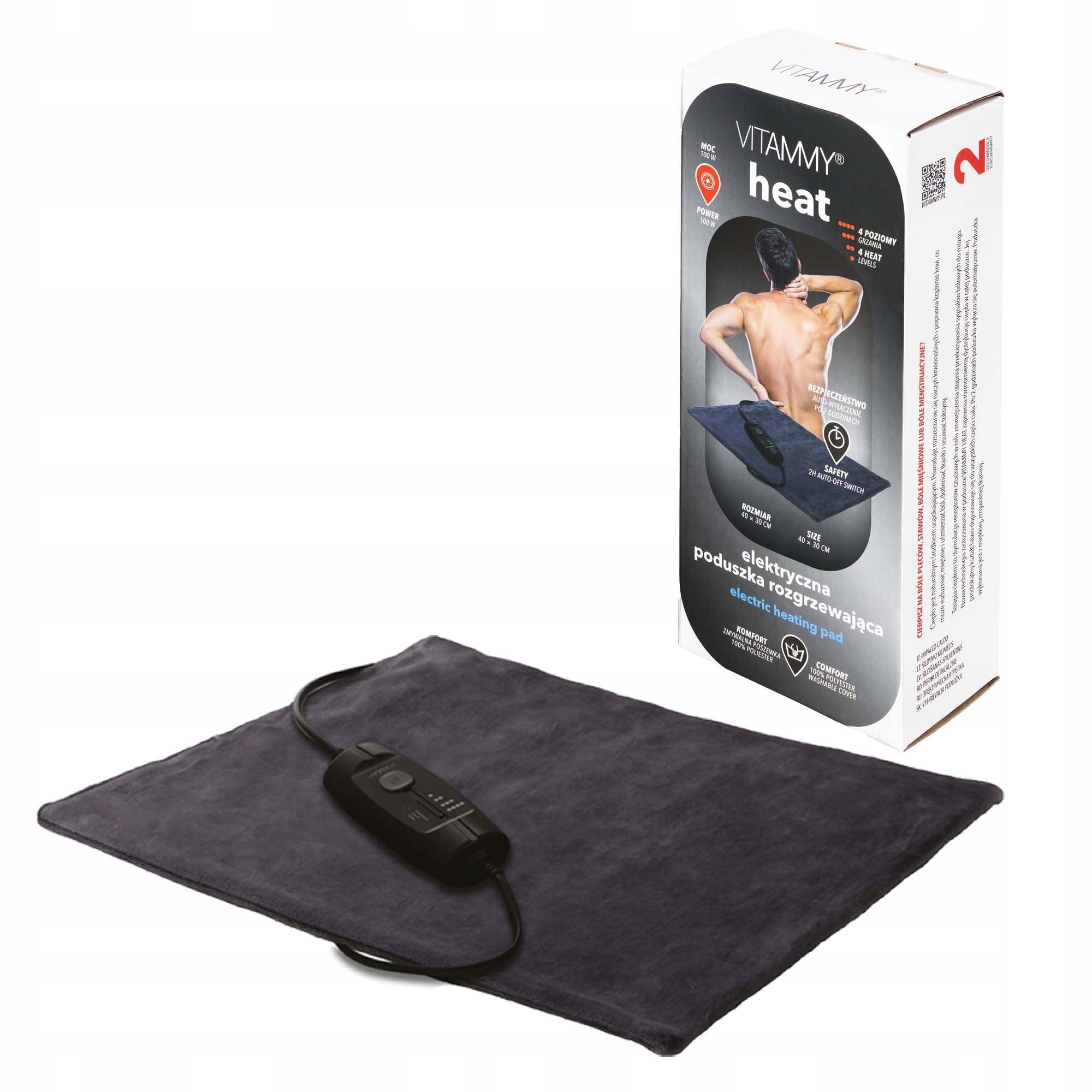 VITAMMY HEAT WARMING ELECTRIC PILLOW 100W 4 LEVELS EAN (GTIN) 5901793640013