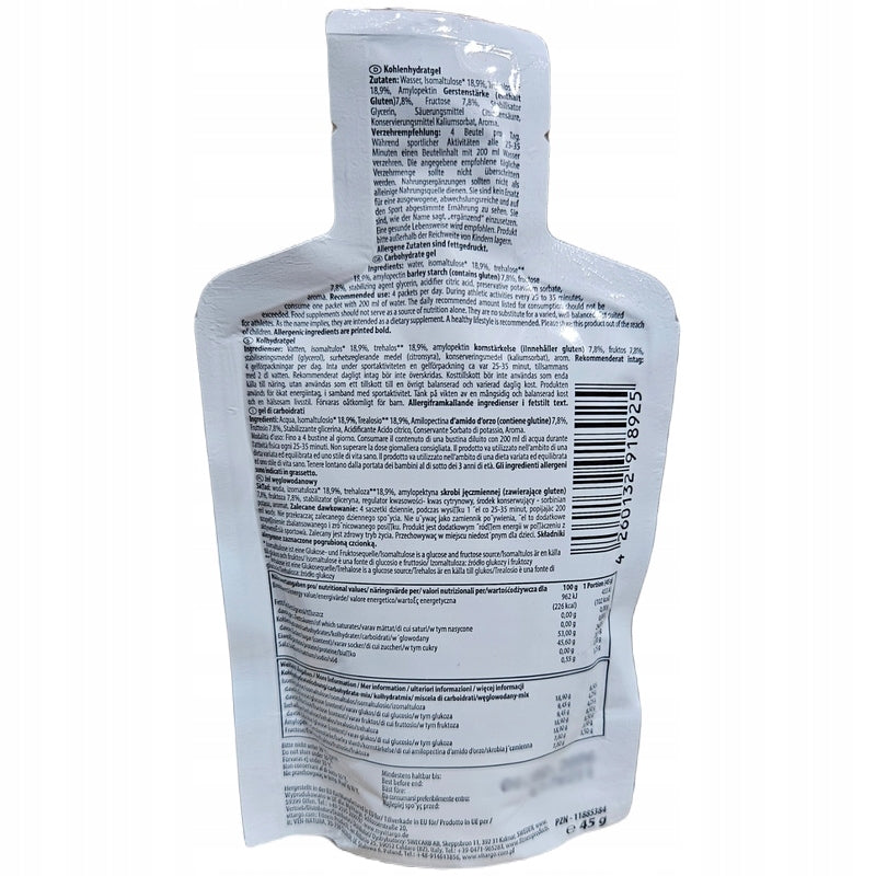 VITARGO Gel 45g watermelon Energy gel carbohydrates without caffeine watermelon Manufacturer code #001412