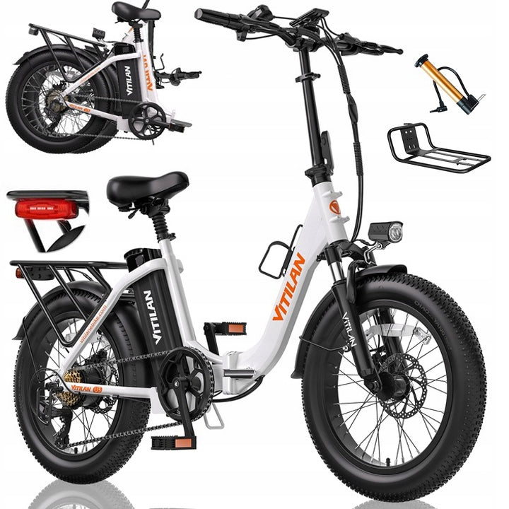 VITILAN U3 Folding Electric Urban 750W 48V 13AH 45KM/H 120KM 20"*3.0"