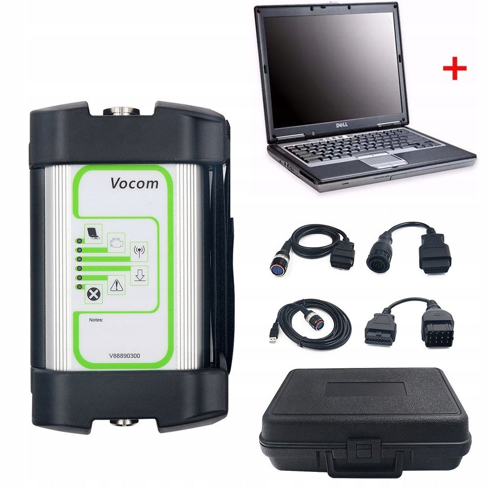 VOCOM VOLVO service 2026 Original head + DELL Full laptop