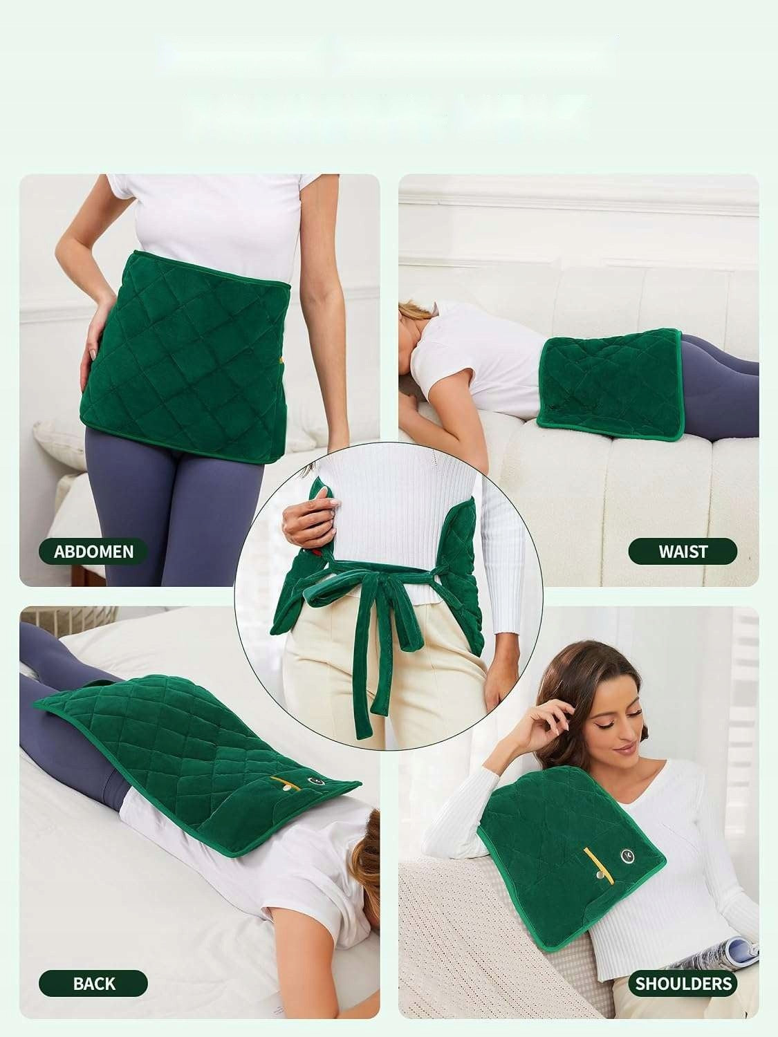 VOFUOTI Wireless Blanket Heating Pillow with Rechargeable Battery 10000 mAh 60x30 Medical device no