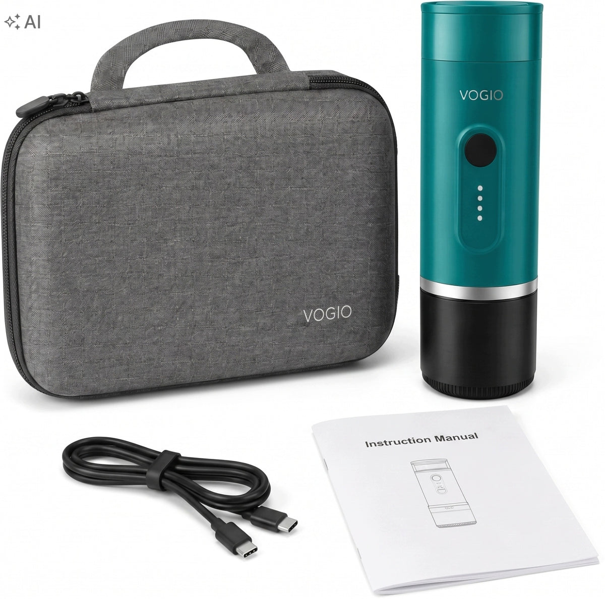 VOGIO ToGo K2 PLUS | Marine | Mobile 2-in-1 Coffee Maker Brand VOGIO
