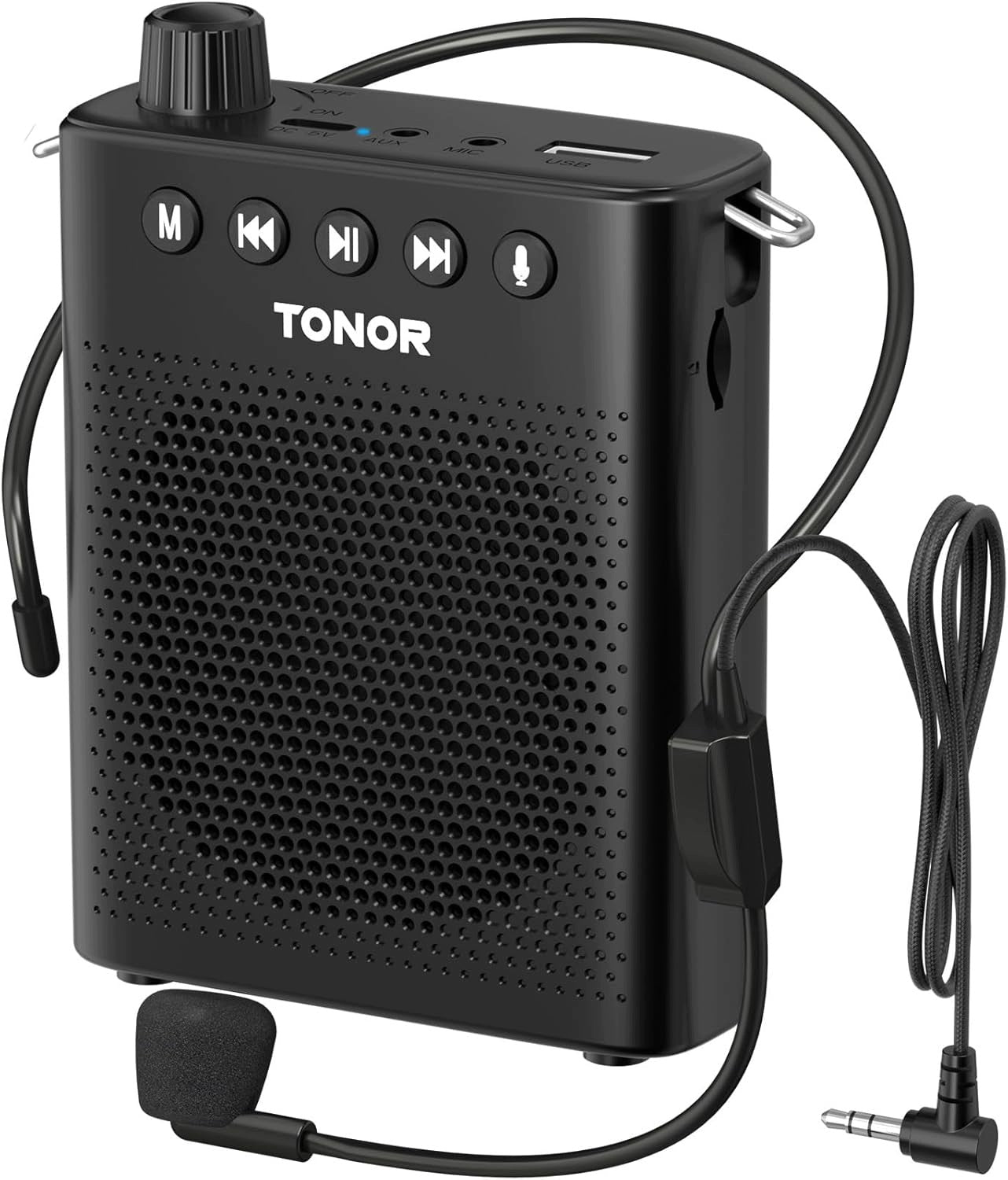 VOICE AMPLIFIER 10W BLUETOOTH MICROPHONE HEADPHONE TRAINER TEACHER