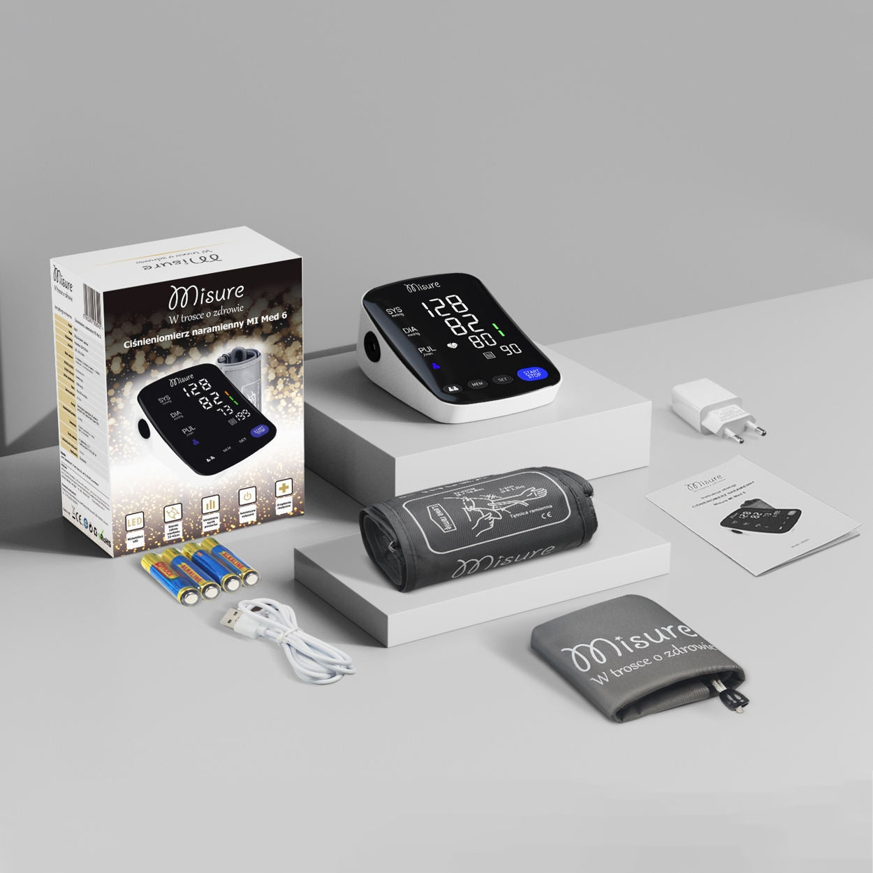 VOICE BLOOD PRESSURE MONITOR ARRHYTHMIA USB-C LCD MEDICAL LARGE DISPLAY EAN (GTIN) 0670983163339