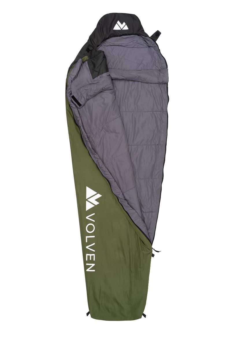 VOLVEN Superlight III Synthetic Sleeping Bag Olive Left Manufacturer code 00009564