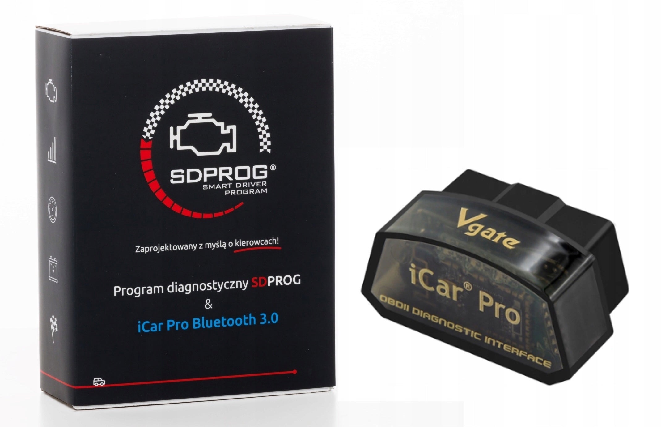 VOLVO SDPROG diagnostic software + iCar PRO BT 3 OBDII Android interface