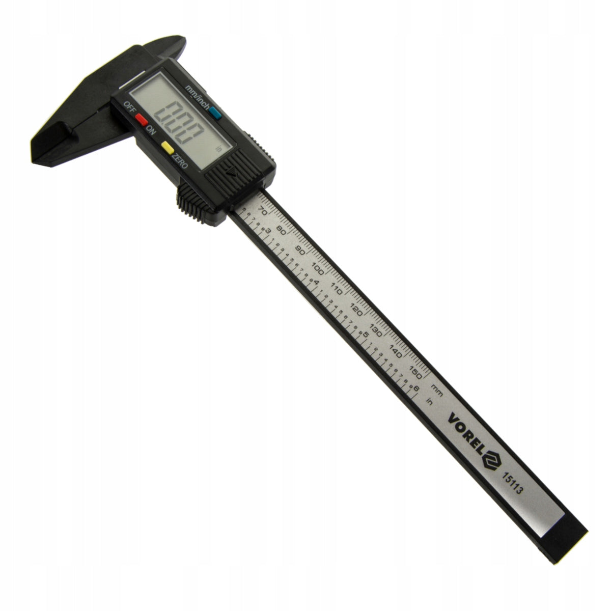VOREL ELECTRONIC CALIPER 150MM CARBON Product weight with unit packaging 0.15 kg