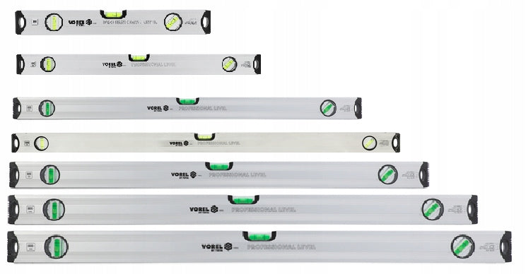VOREL LEVEL SET 40/60/80/100/120/150/200CM LEVEL 3LI ALUMINIUM