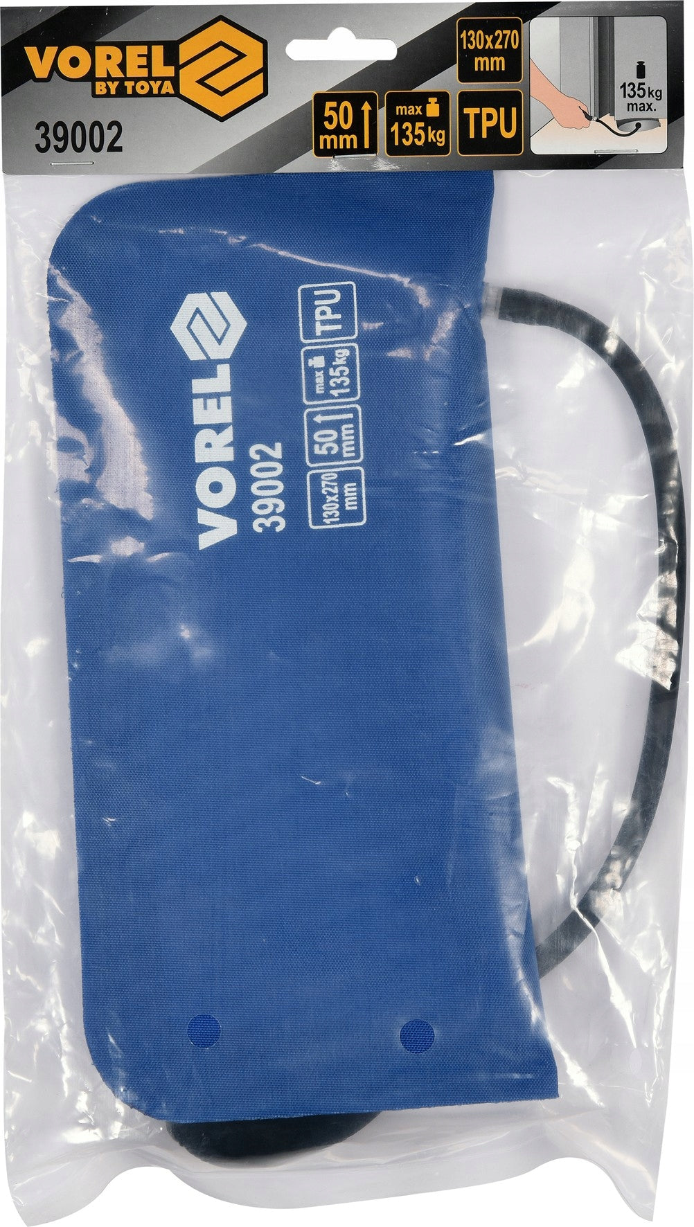 VOREL MOUNTING CUSHION 130X270 MM Product weight with unit packaging 0.102 kg