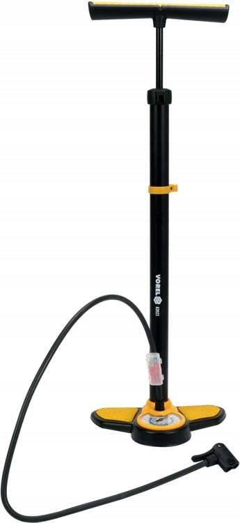 VOREL POST PUMP WITH PRESSURE GAUGE Color black