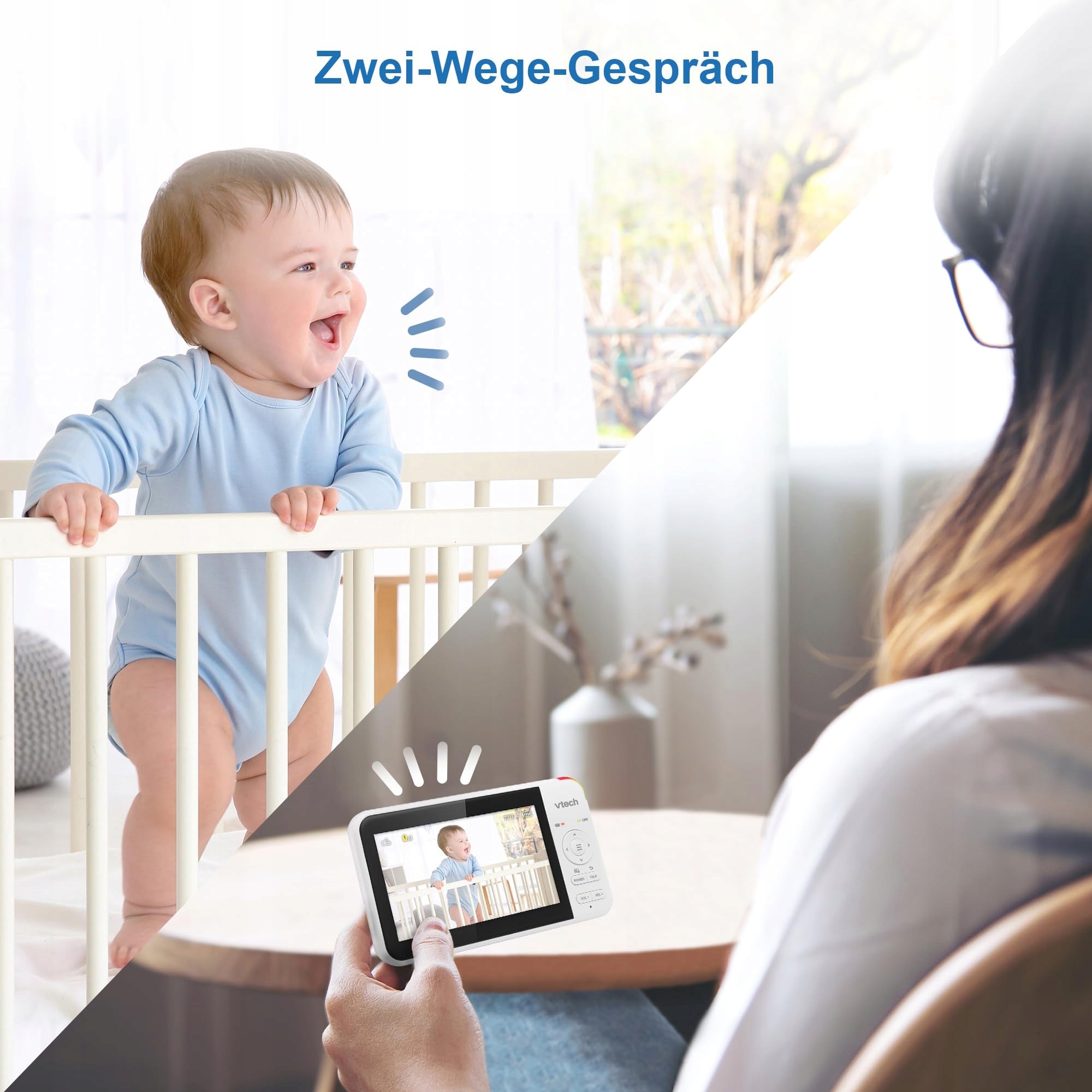 VTECH Baby Monitor Electronic Camera 5 Inch Screen 31h HD Battery Night Vision