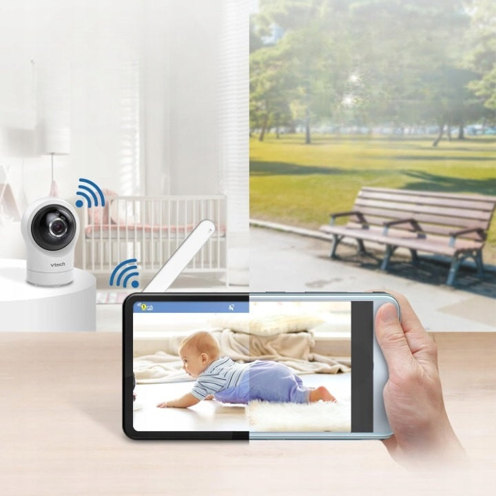 VTech RM7764HD Baby Monitor WiFi 1080p Screen 7 inches 360° Manufacturer code RM7764HD