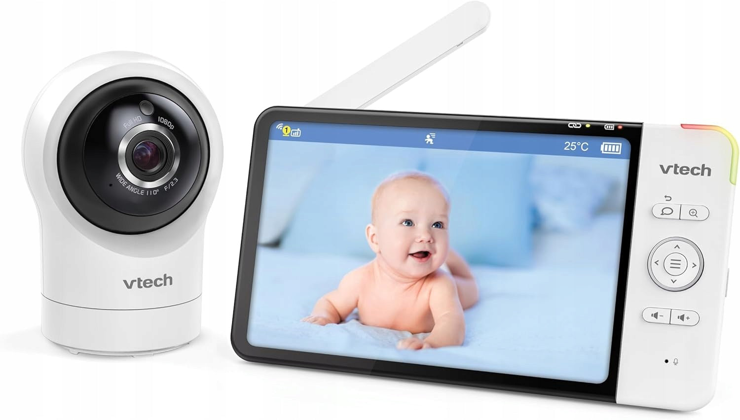 VTech RM7764HD Baby Monitor WiFi 1080p Screen 7 inches 360° Packaging status original
