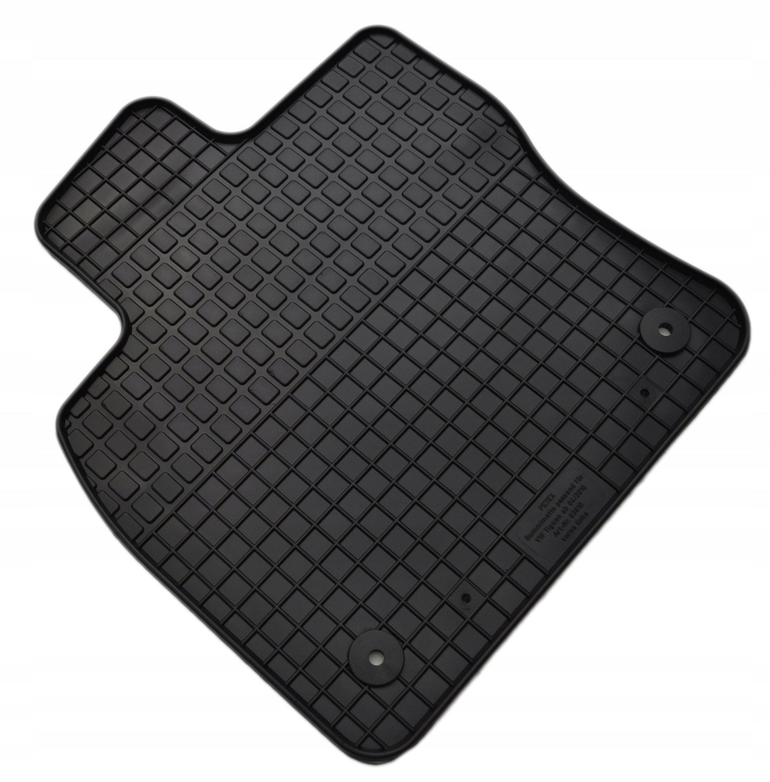 VW Tiguan II since 2016 Rubber Rugs - Petex Manufacturer Petex