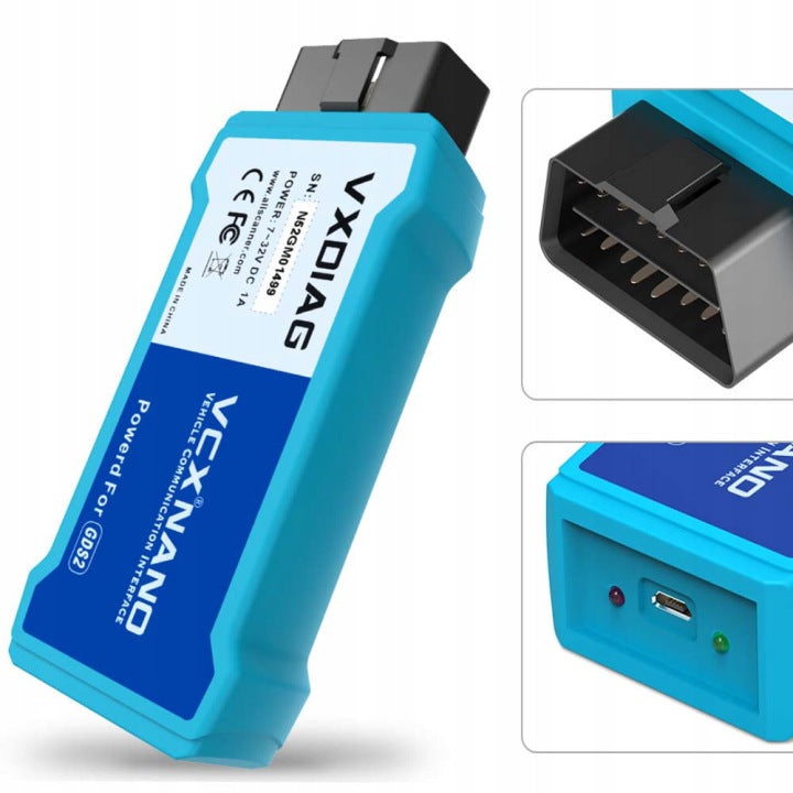VXDIAG NANO GM WiFi VCX OPEL TECH2 TIS2WEB OBD2 Scanner