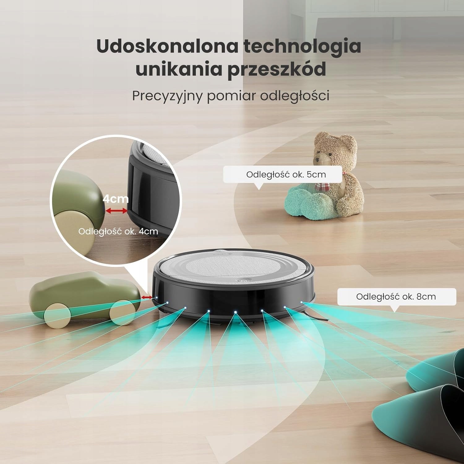 Vacuum Cleaner Robot, 4500Pa, 180 min, WiFi/App, with Remote Navigation Brand no brand