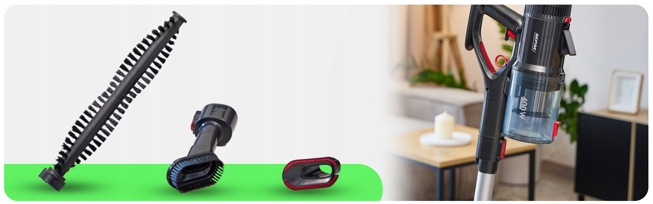 Vacuum Cleaner Vertical Wireless Bagless Powerful Flex MPM MOD-71 400 W Manufacturer code MOD-71