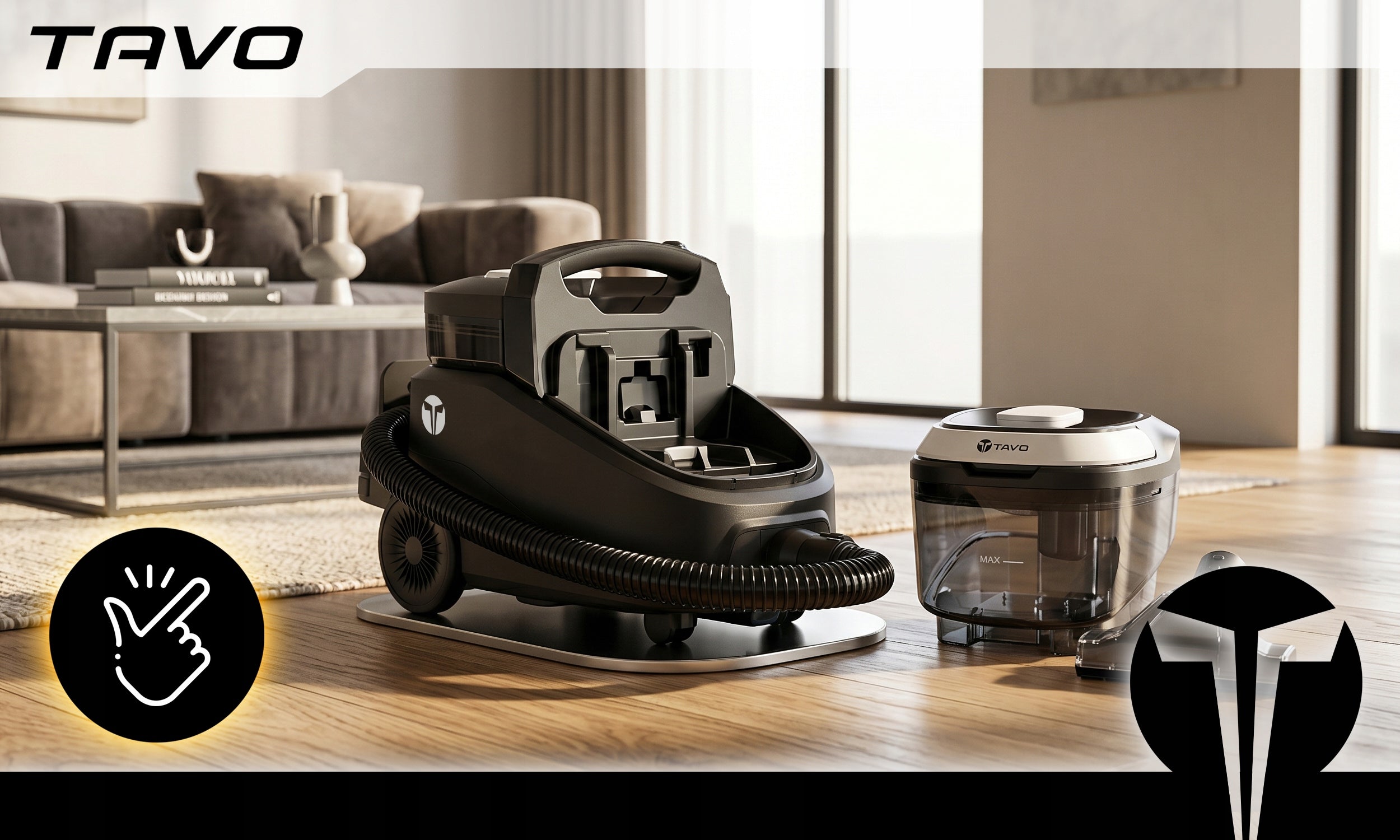 Vacuum Cleaner Washing Steam Cleaner 2400W For Carpet Upholstery Cleaner Heating Brand TAVO