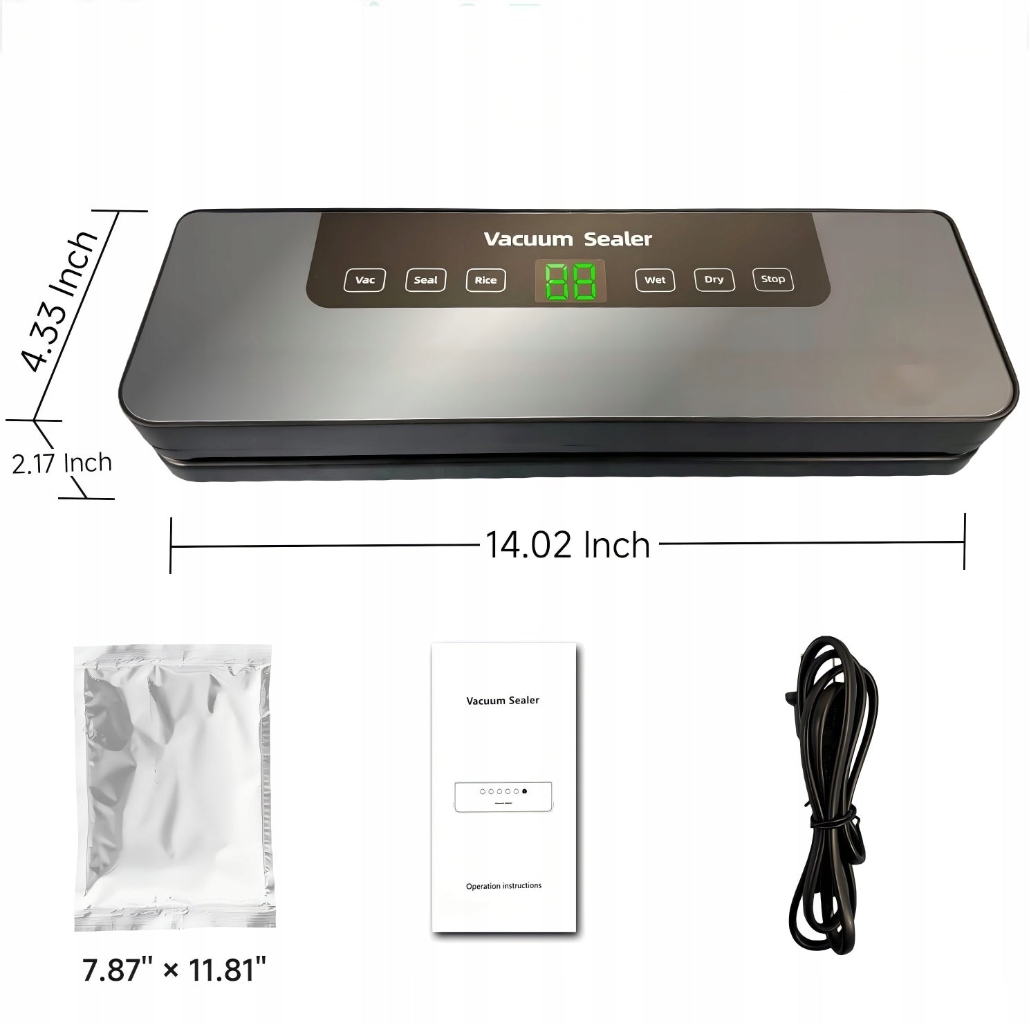 Vacuum Welding Machine Automatic Food Strong Packing Machine +30 Foil Manufacturer code LY9600