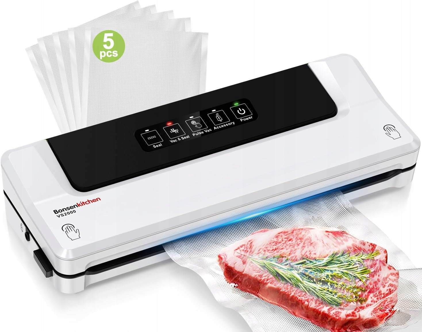 Vacuum Welding Machine Food Packing Machine 4in1 Sous-Vide Bonsenkitchen