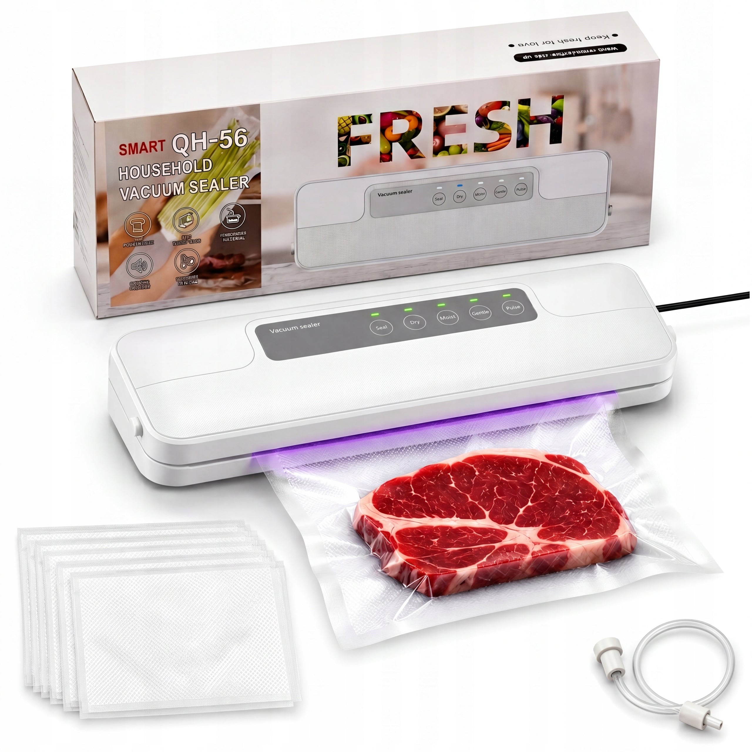 Vacuum Welding Machine For Food Packing Machine 6 Modes SET