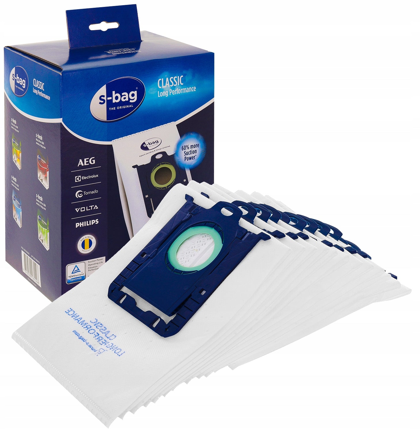 Vacuum cleaner bags ELECTROLUX Easy Go S-BAG 12x Model S-BAG, Classic Long Performance