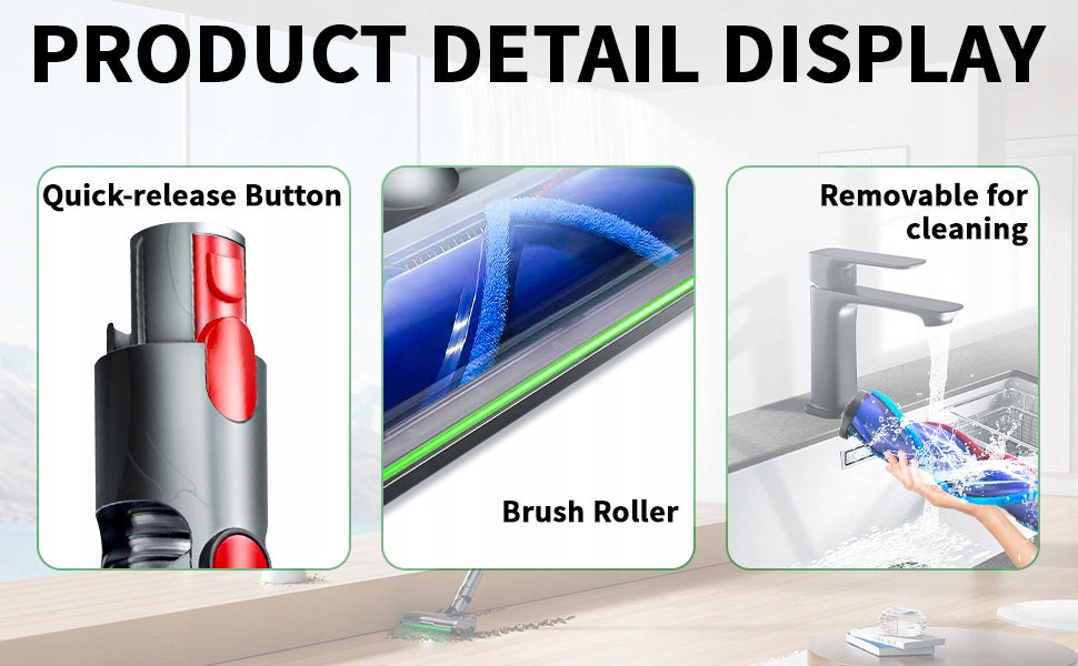 Vacuum cleaner floor Dyson brush for V 7/V 8/V 10/V 11/V 15/SLIM Kind replacement