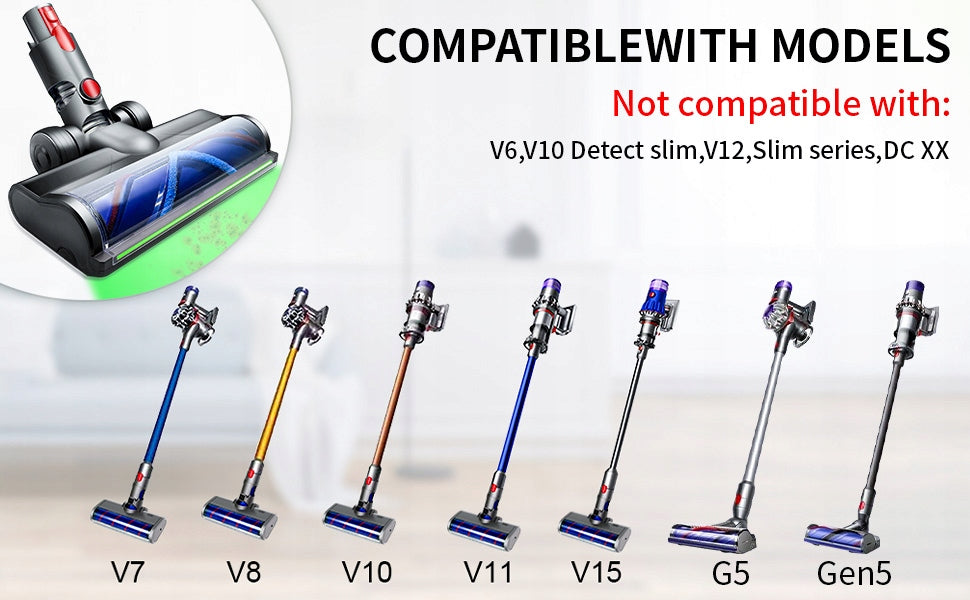 Vacuum cleaner floor Dyson brush for V 7/V 8/V 10/V 11/V 15/SLIM Model V 7/V 8/V 10/V 11/V 15/SLIM