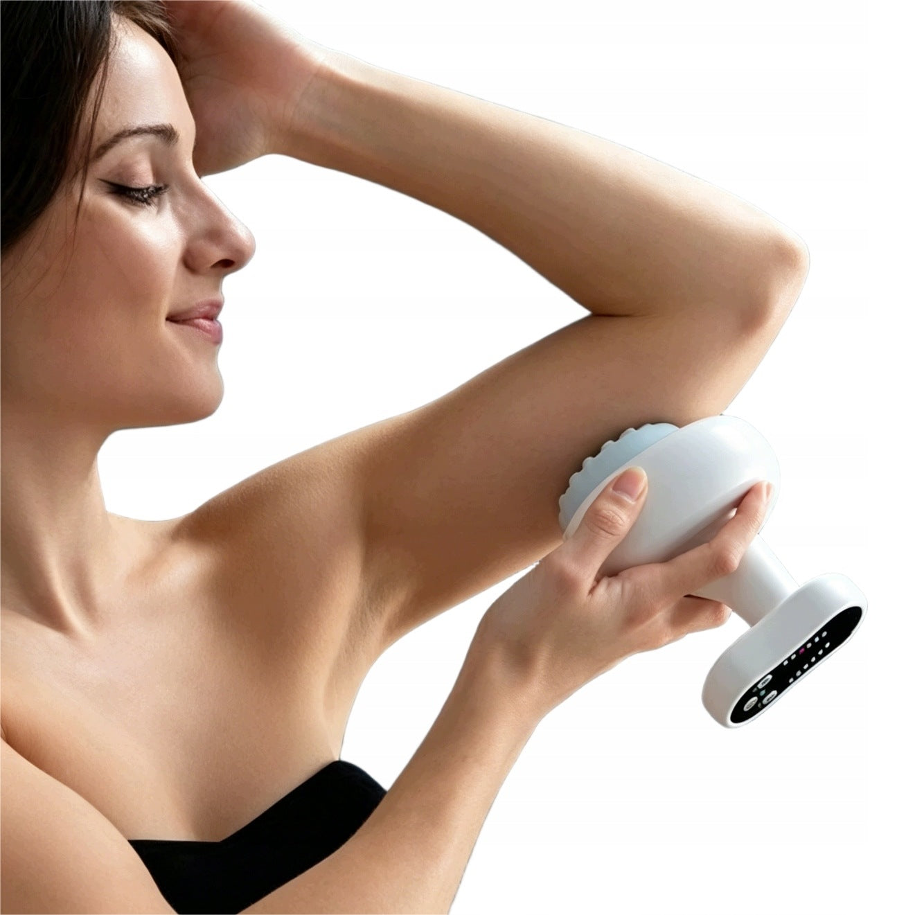 Vacuum massager for body with heating function 15 W white Brand no brand
