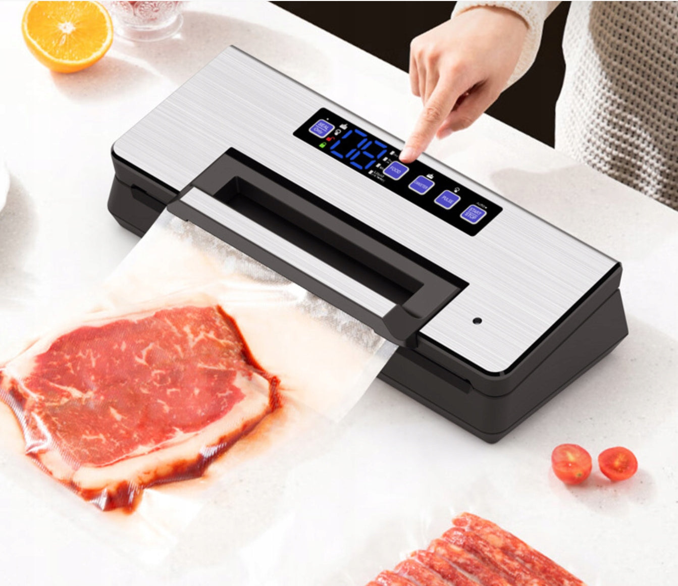 Vacuum packaging machine, induction-type self-starting, 145W 9-in-1 Manufacturer code sibairui