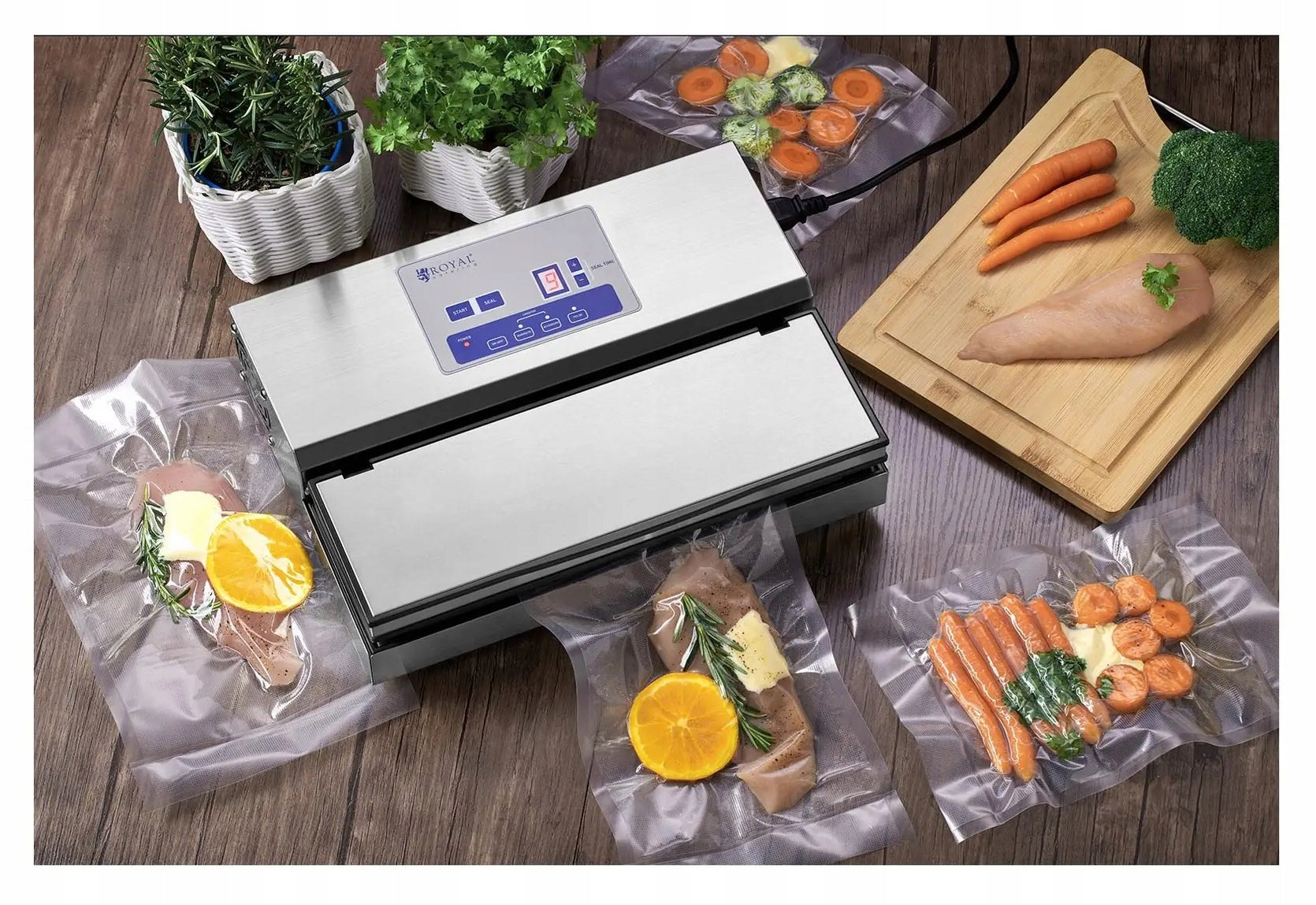 Vacuum packing machine 440W 31cm ROYAL CATERING RCVG-41 10011734 Manufacturer code RCVG-41