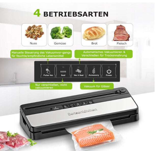 Vacuum packing machine Bonsenkitchen VS3016 +accessories+50 bags +1 roll R9 Brand Bonsenkitchen