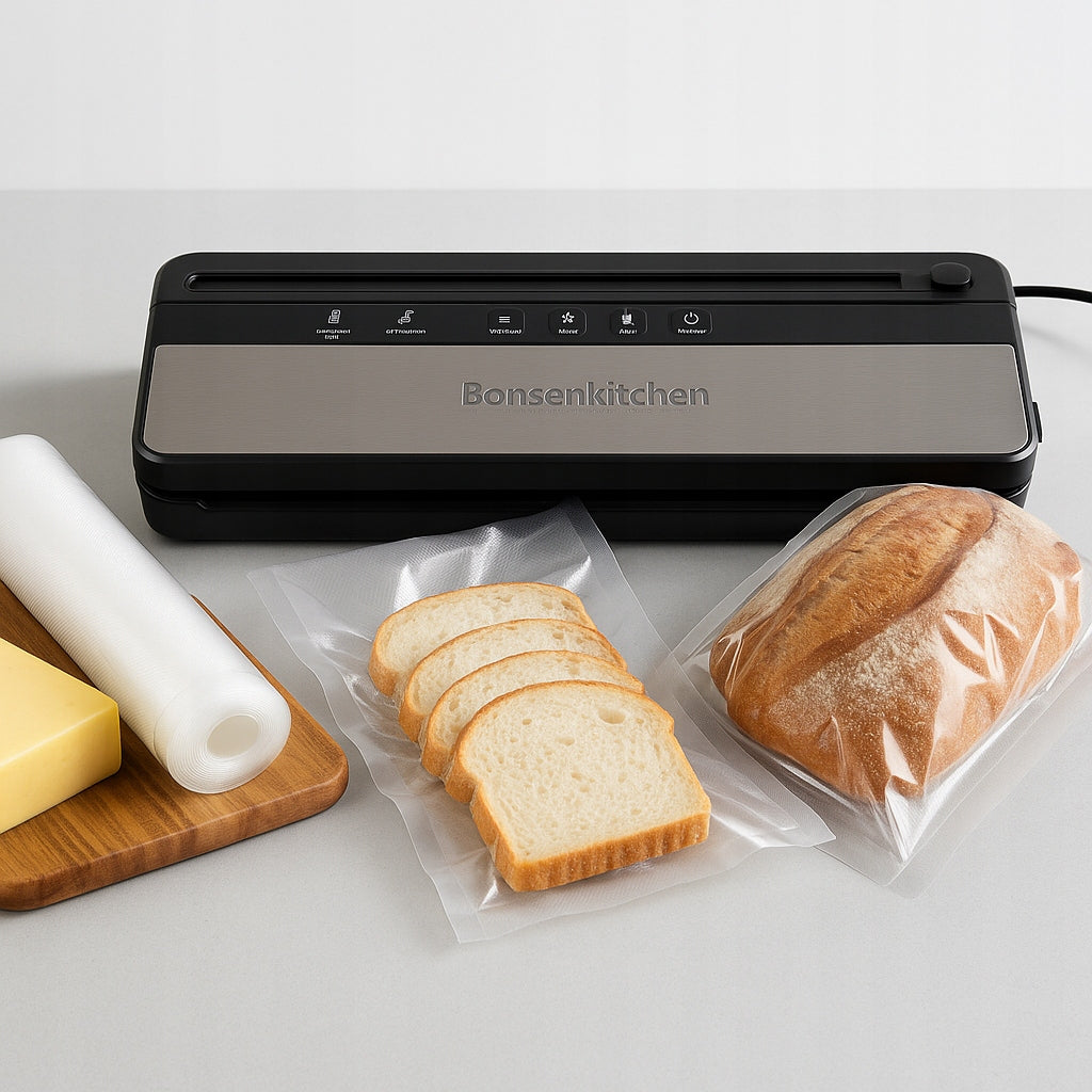 Vacuum packing machine Bonsenkitchen VS3016 +accessories+50 bags +1 roll R9