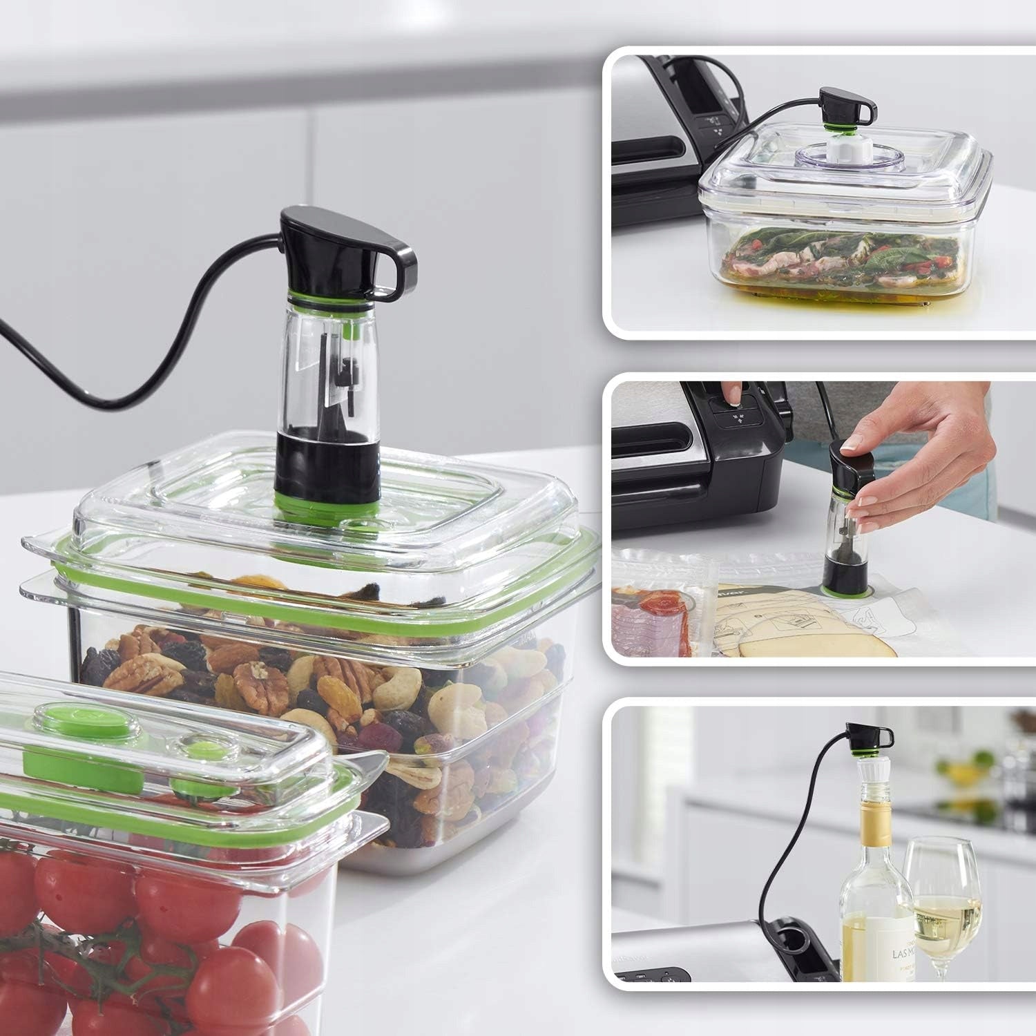 Vacuum sealer Vacuum packing machine FoodSaver pickling, guillotine EAN (GTIN) 5060853630569