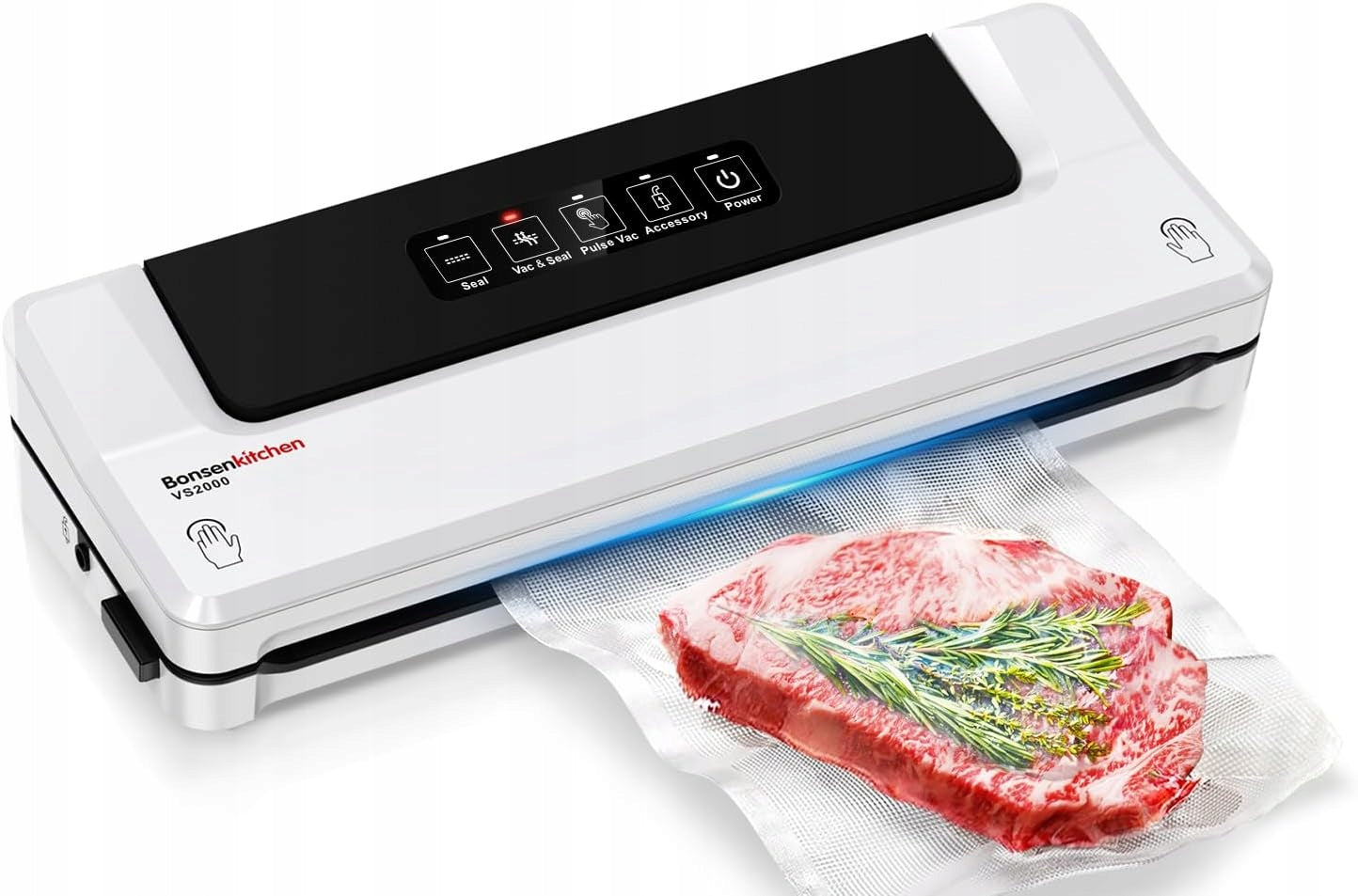 Vacuum welding machine Bonsenkitchen white VS2000